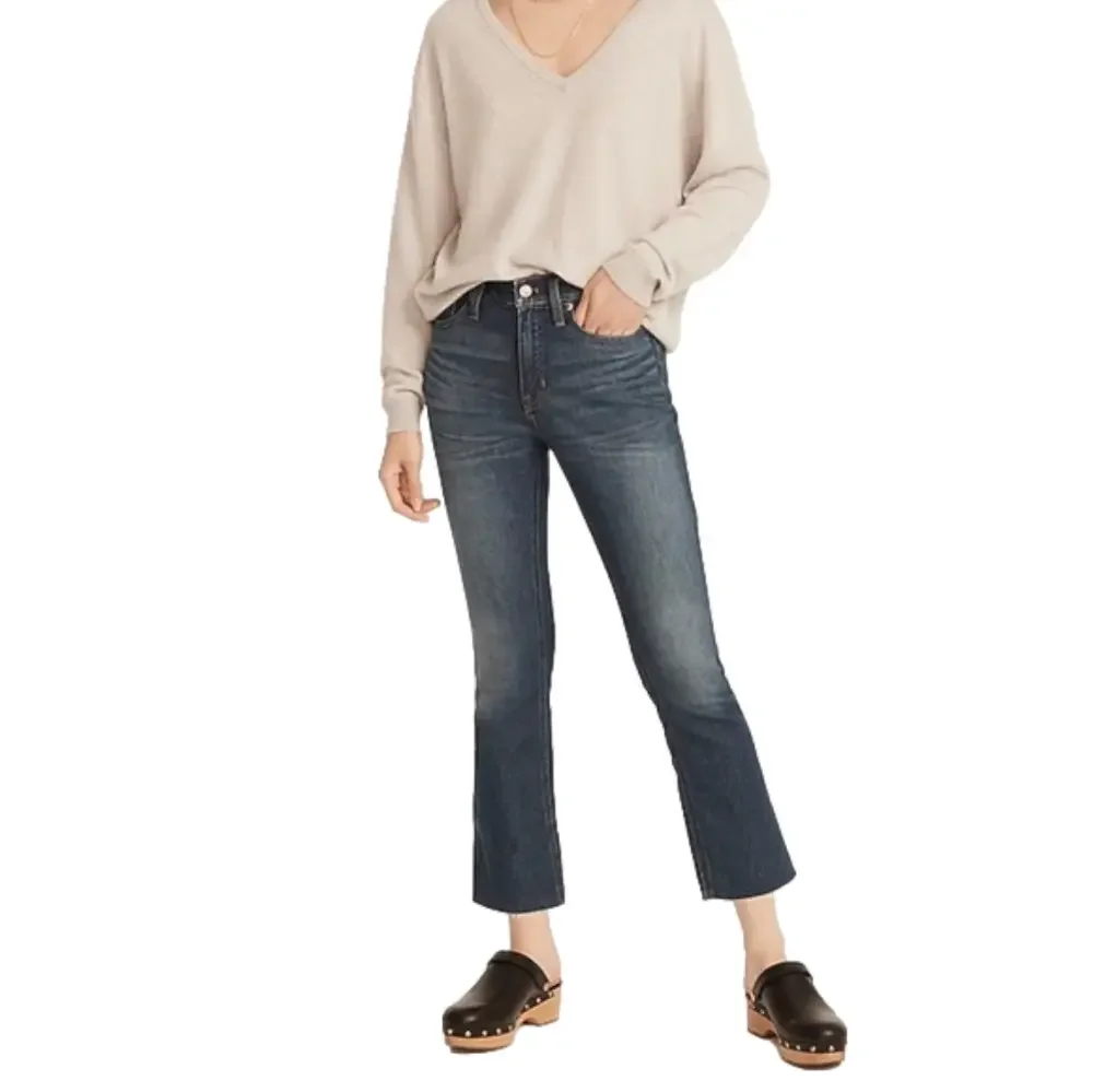 J Crew Billie Demi Boot Crop Jeans